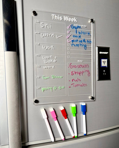 Magnatic Weekly planner